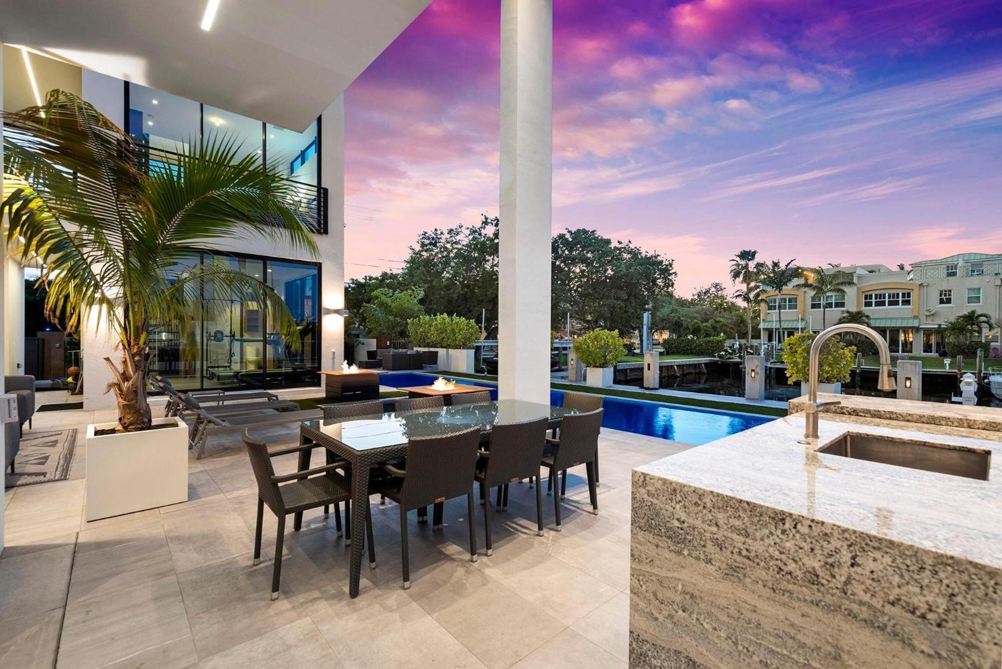 Boardwalk Mansion Villa Fort Lauderdale Exteriör bild
